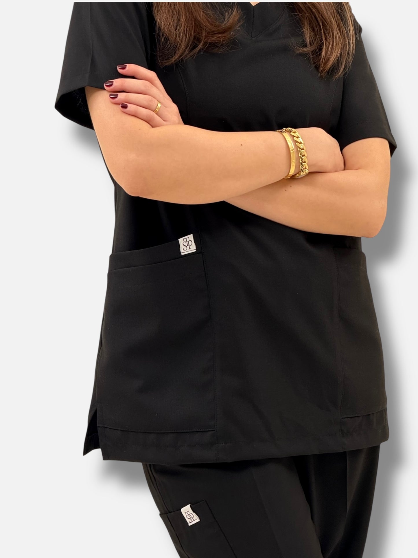 Black Classical+ scrubs