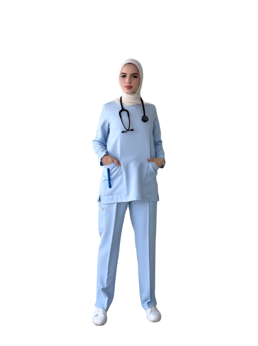 Baby blue CLASSICAL scrubs
