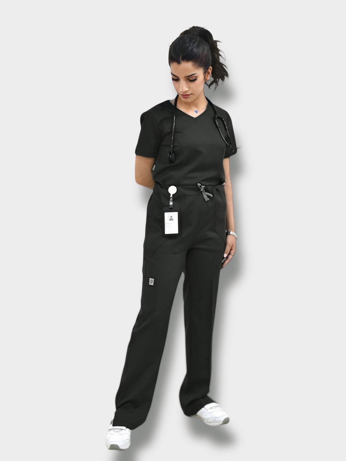 Black scrubs
