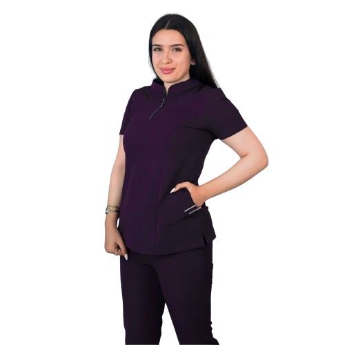 سكراب عنابي برقبه سحاب