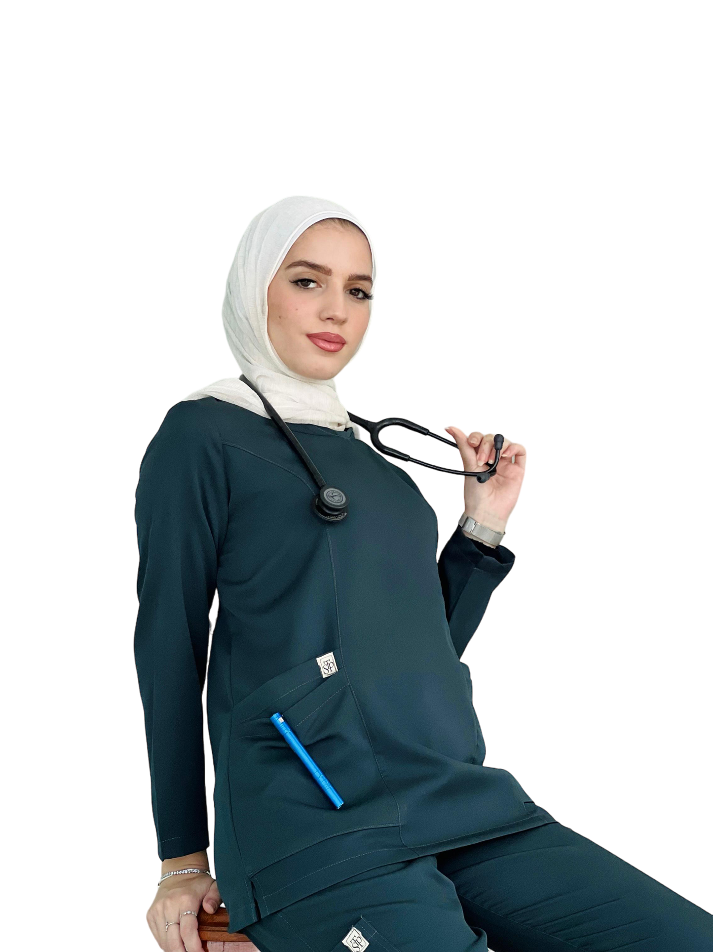 سكراب تاري تاون بأكمام طويلة