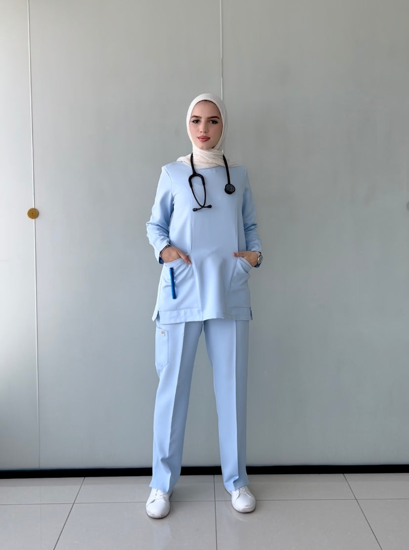 Baby blue CLASSICAL scrubs