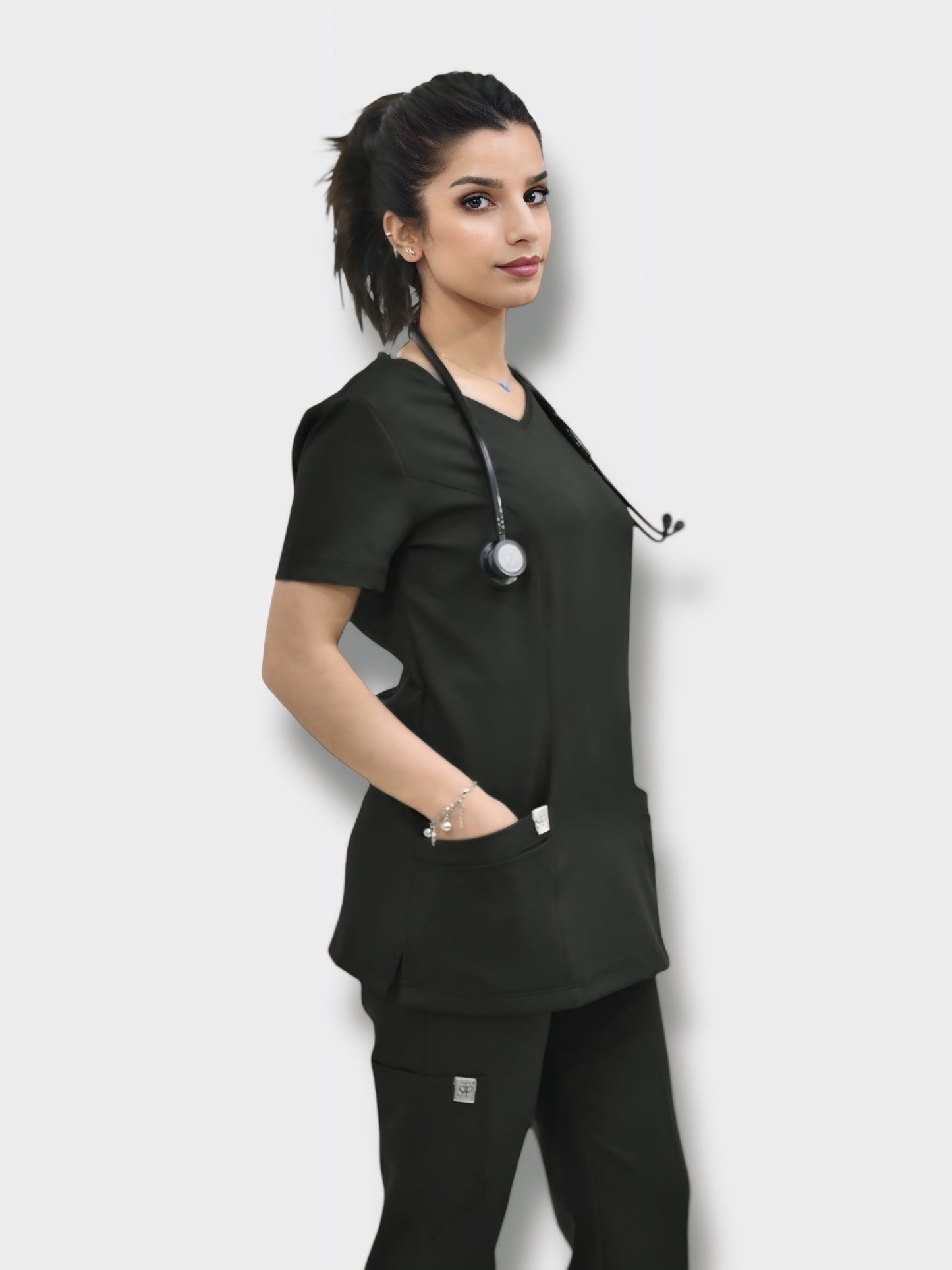 Black scrubs
