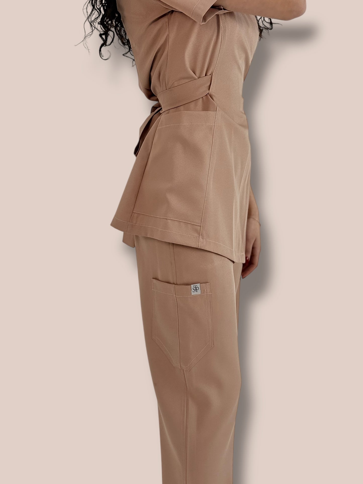 Champagne Wrap Scrubs