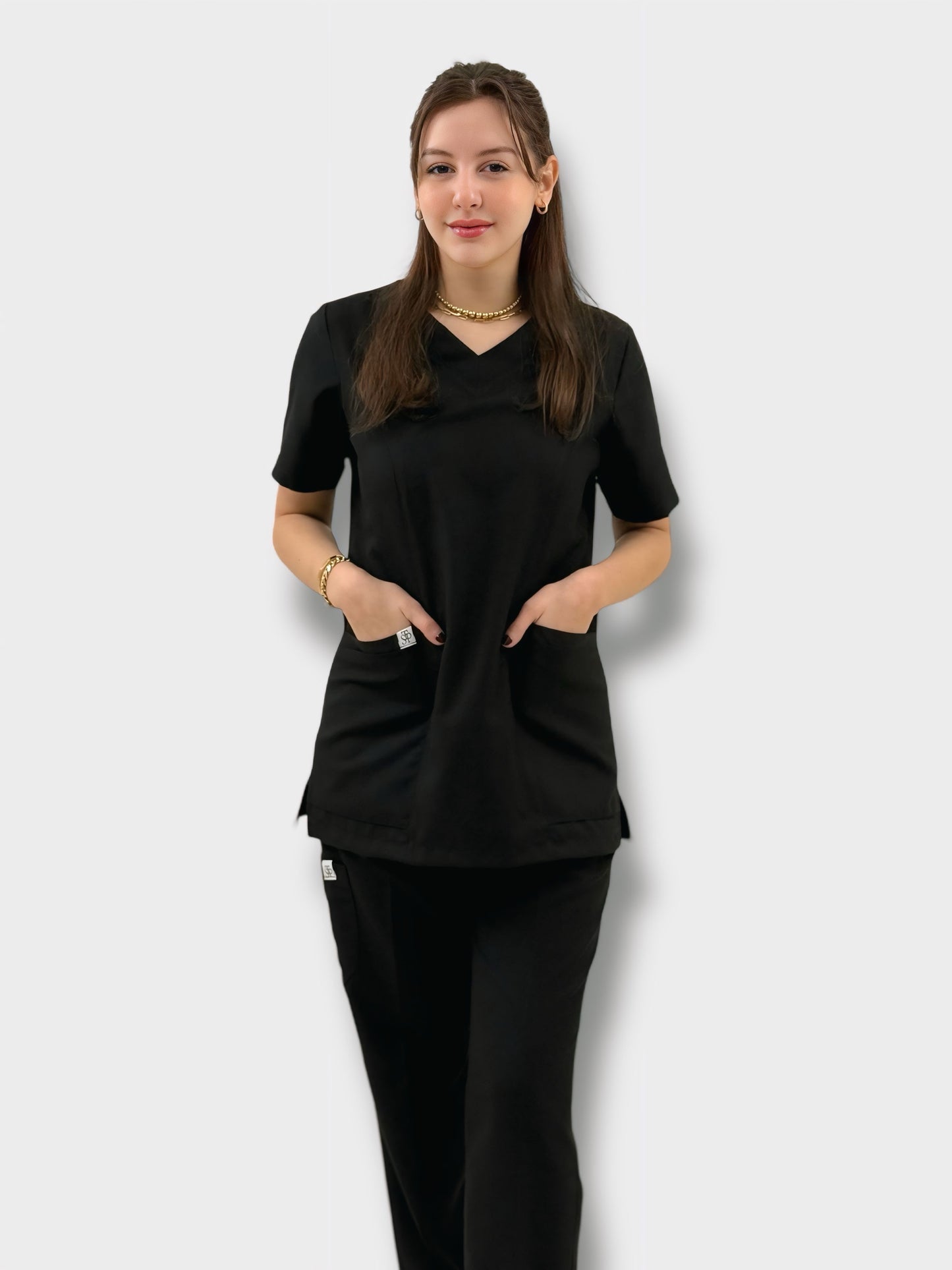 Black Classical+ scrubs