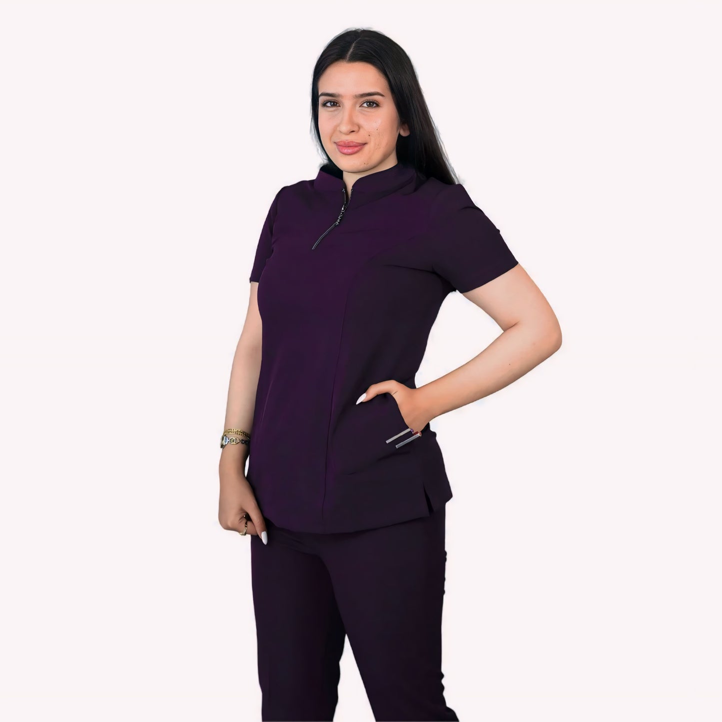سكراب عنابي برقبه سحاب