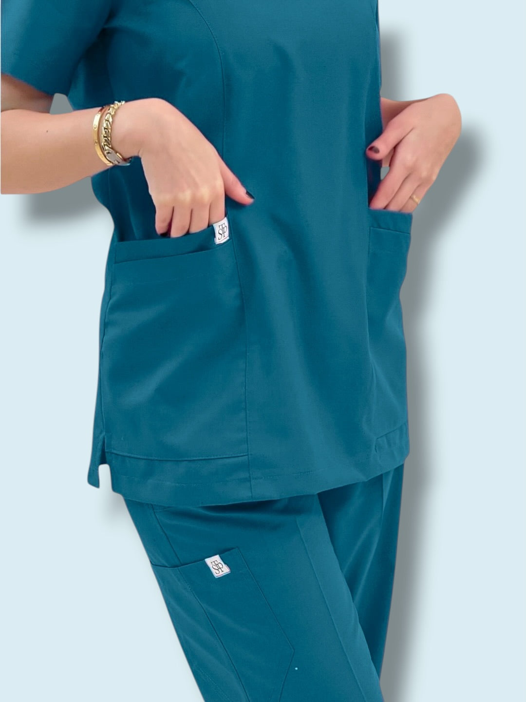 Caribbean Blue Classical+ scrubs