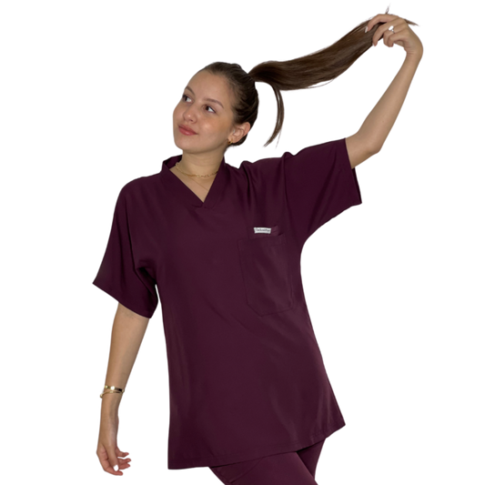 Grapy short sleeves effortless elegance line scrubs