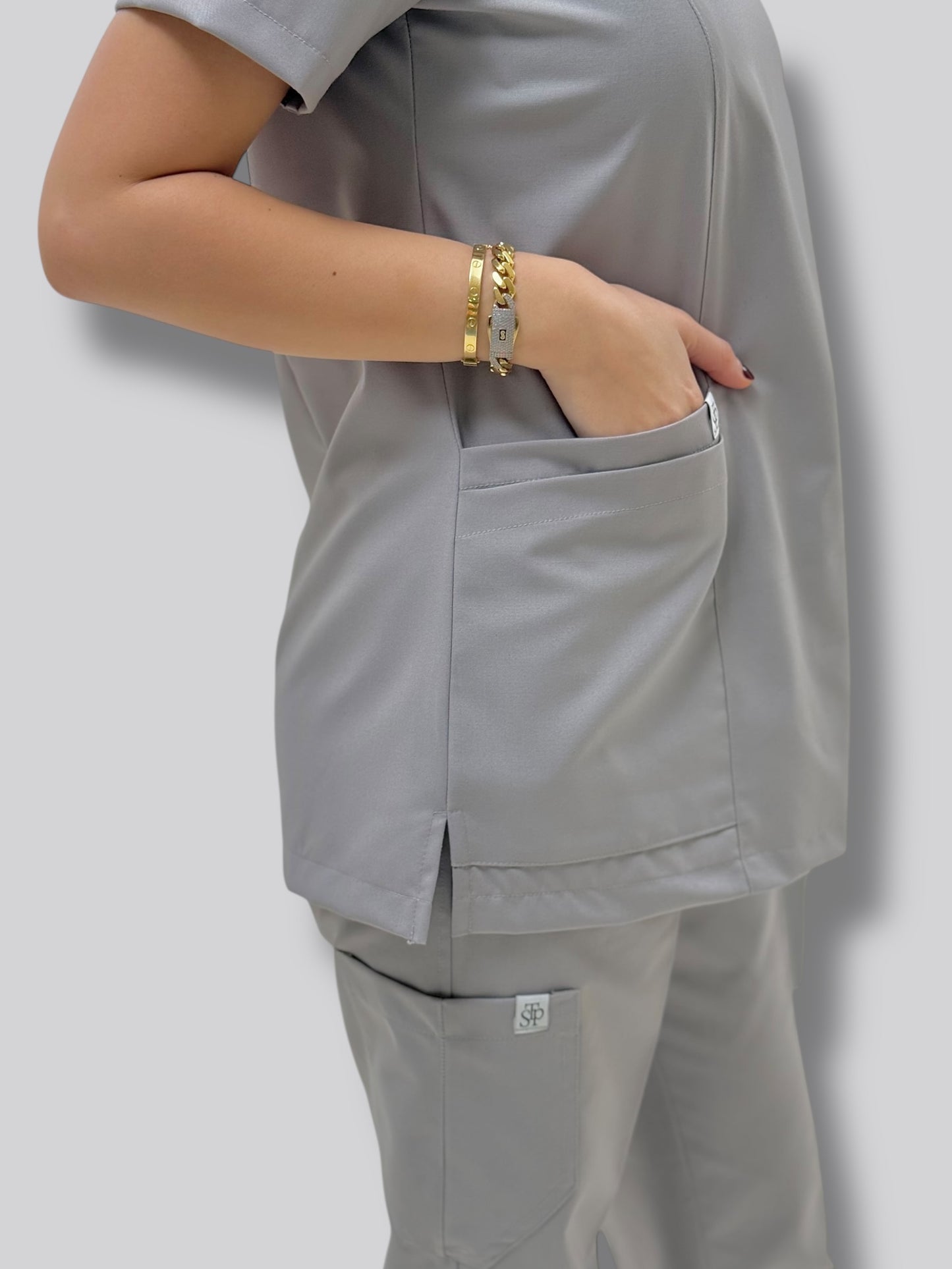 Steel Gray Classical+ scrubs