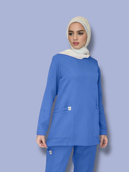 Surgical Blue Long Sleeves scrubs