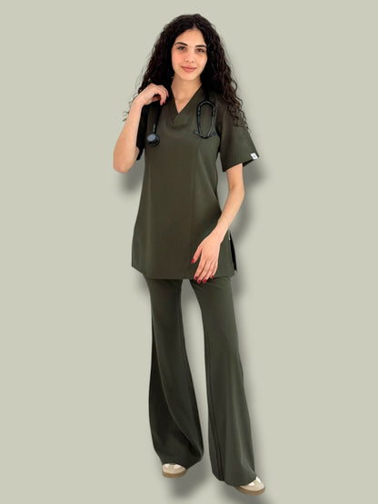 Terra Green Contour Scrubs