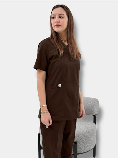Brown Classical+ scrubs