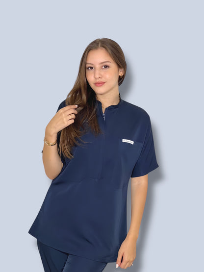 Navy Blue Pocket Perfection line scrubs