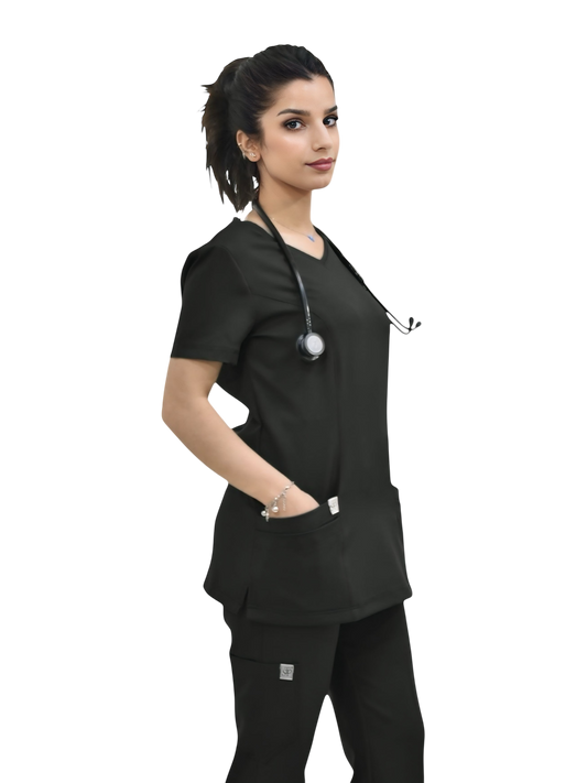 Black scrubs