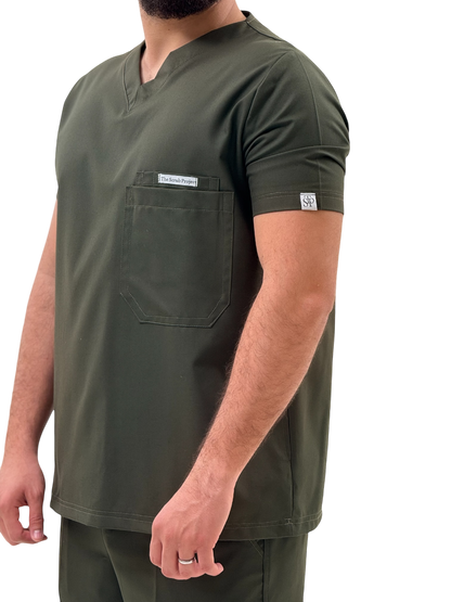 Military Green Scrubs