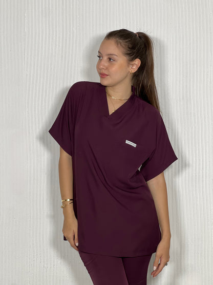 Grapy short sleeves effortless elegance line scrubs