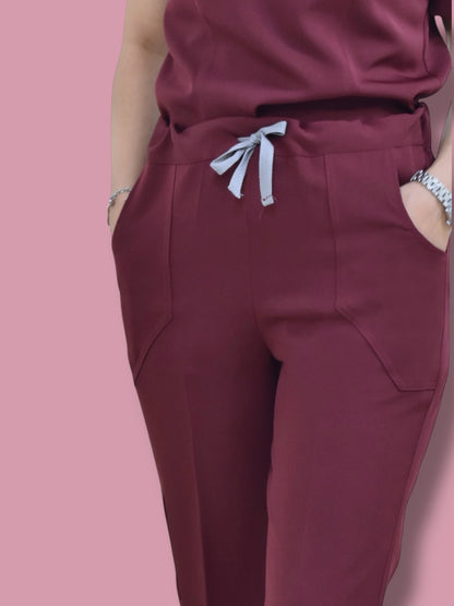 سكراب خمري بأكمام قصيرة