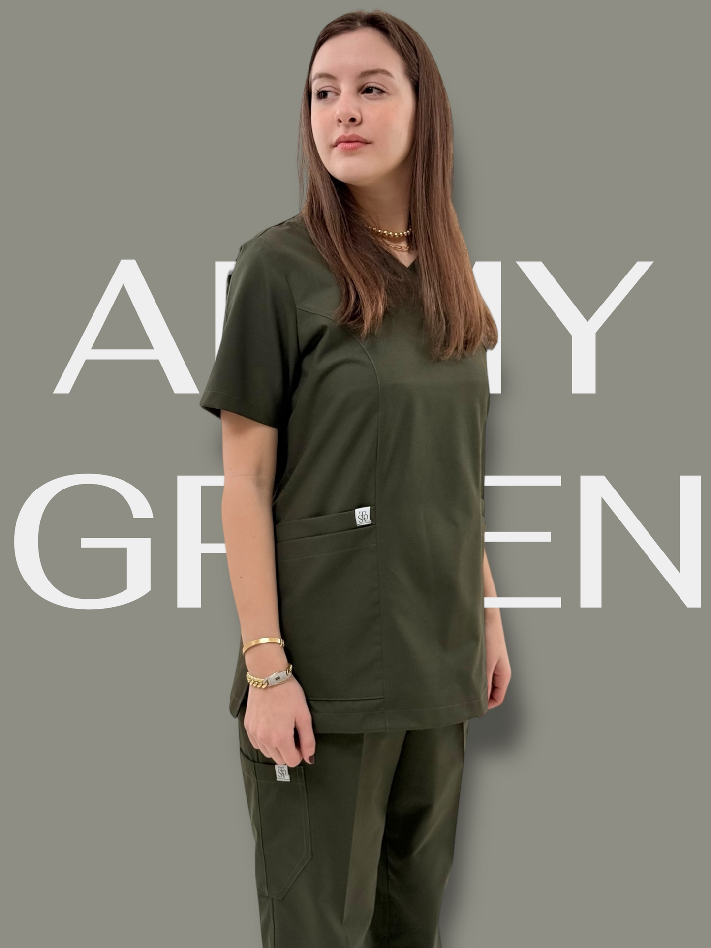 Army Green Classical+ scrubs