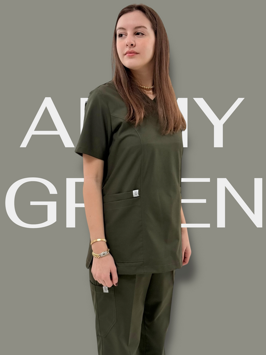 Army Green Classical+ scrubs