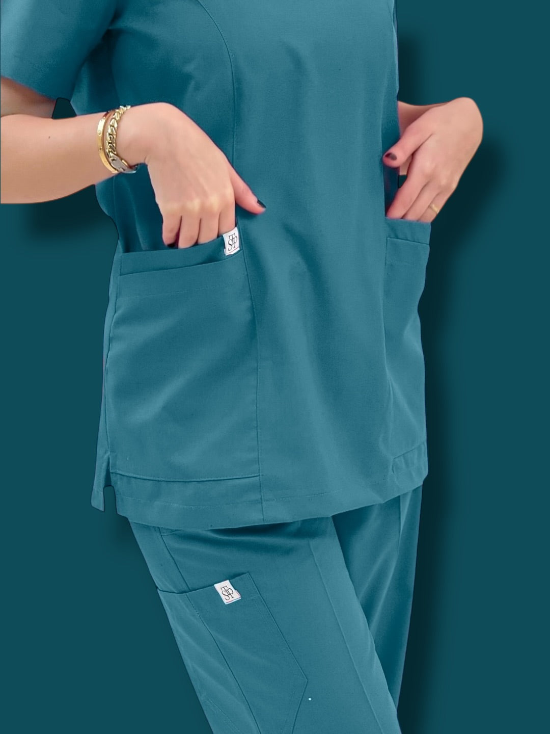 Caribbean Blue Classical+ scrubs