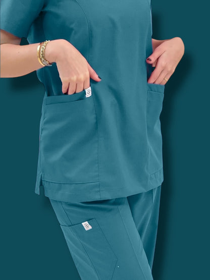 Caribbean Blue Classical+ scrubs