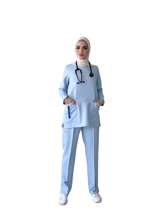 Baby blue CLASSICAL scrubs