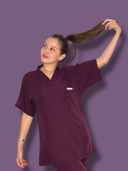 Grapy short sleeves effortless elegance line scrubs