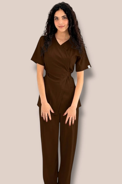 Espresso Wrap Scrubs