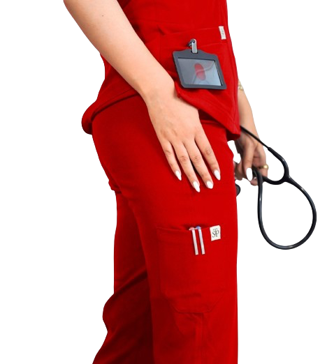 Rosso corso scrubs