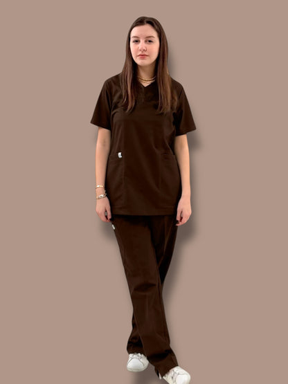 Brown Classical+ scrubs