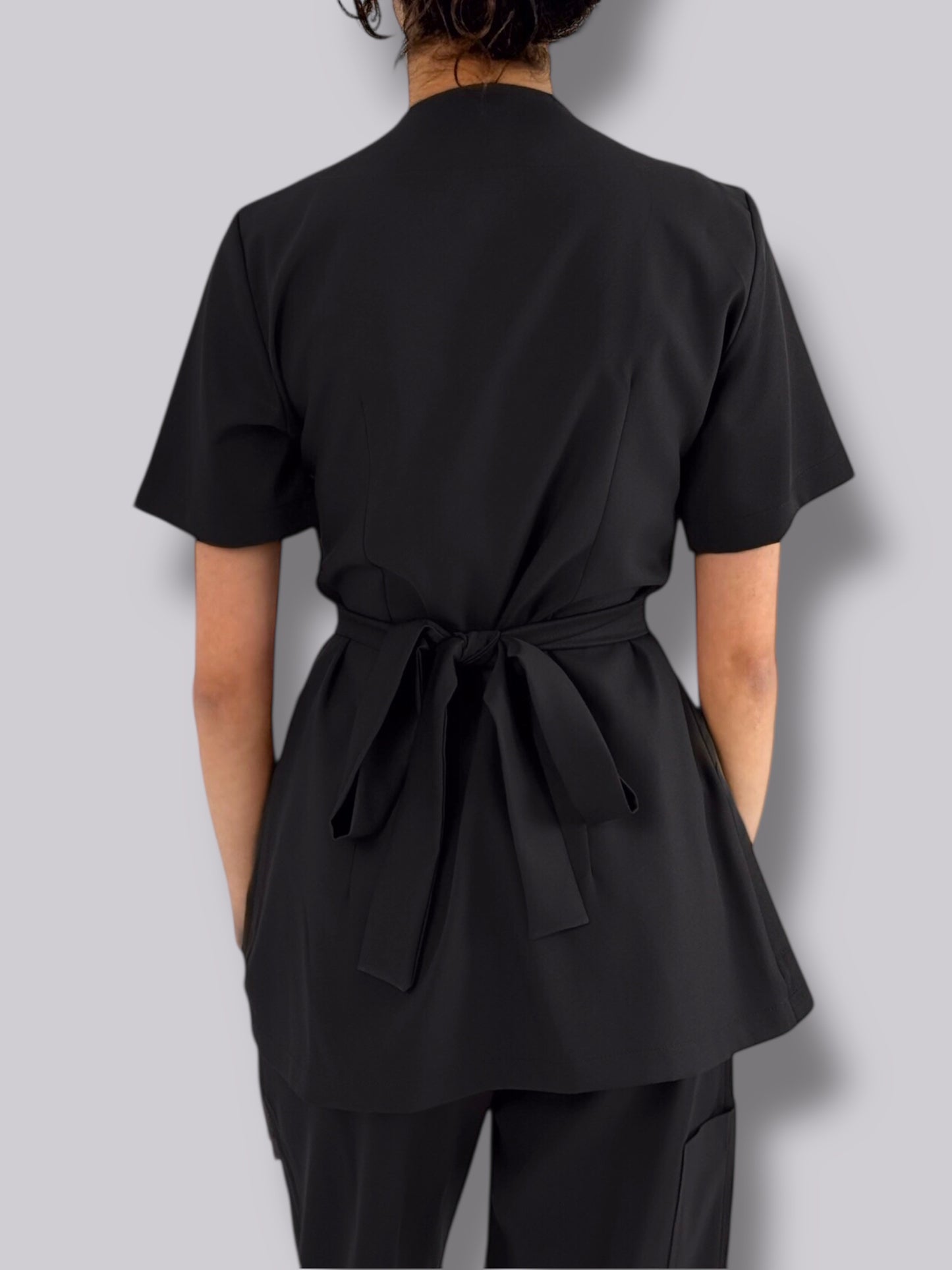 Black Wrap Scrubs