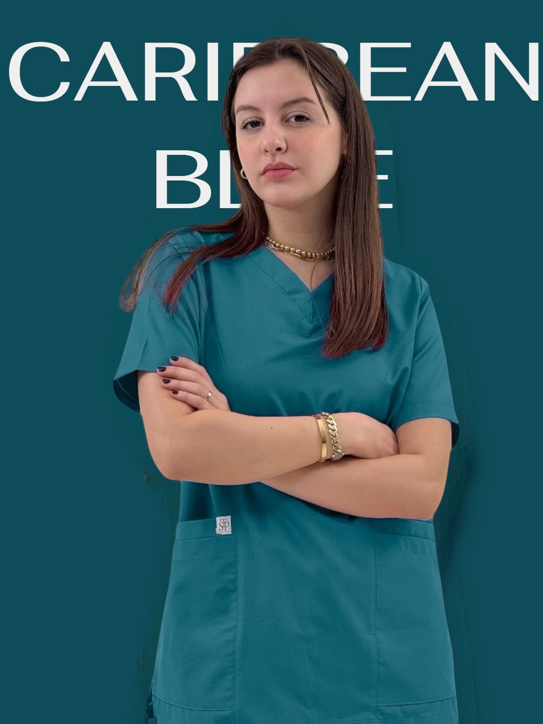 Caribbean Blue Classical+ scrubs
