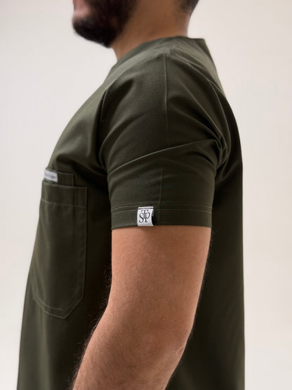 Military Green Scrubs