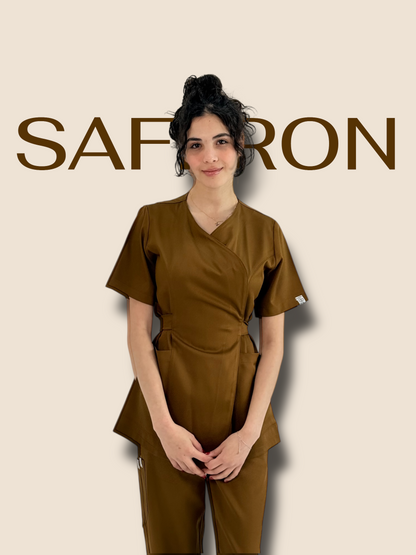 Saffron Wrap Scrubs