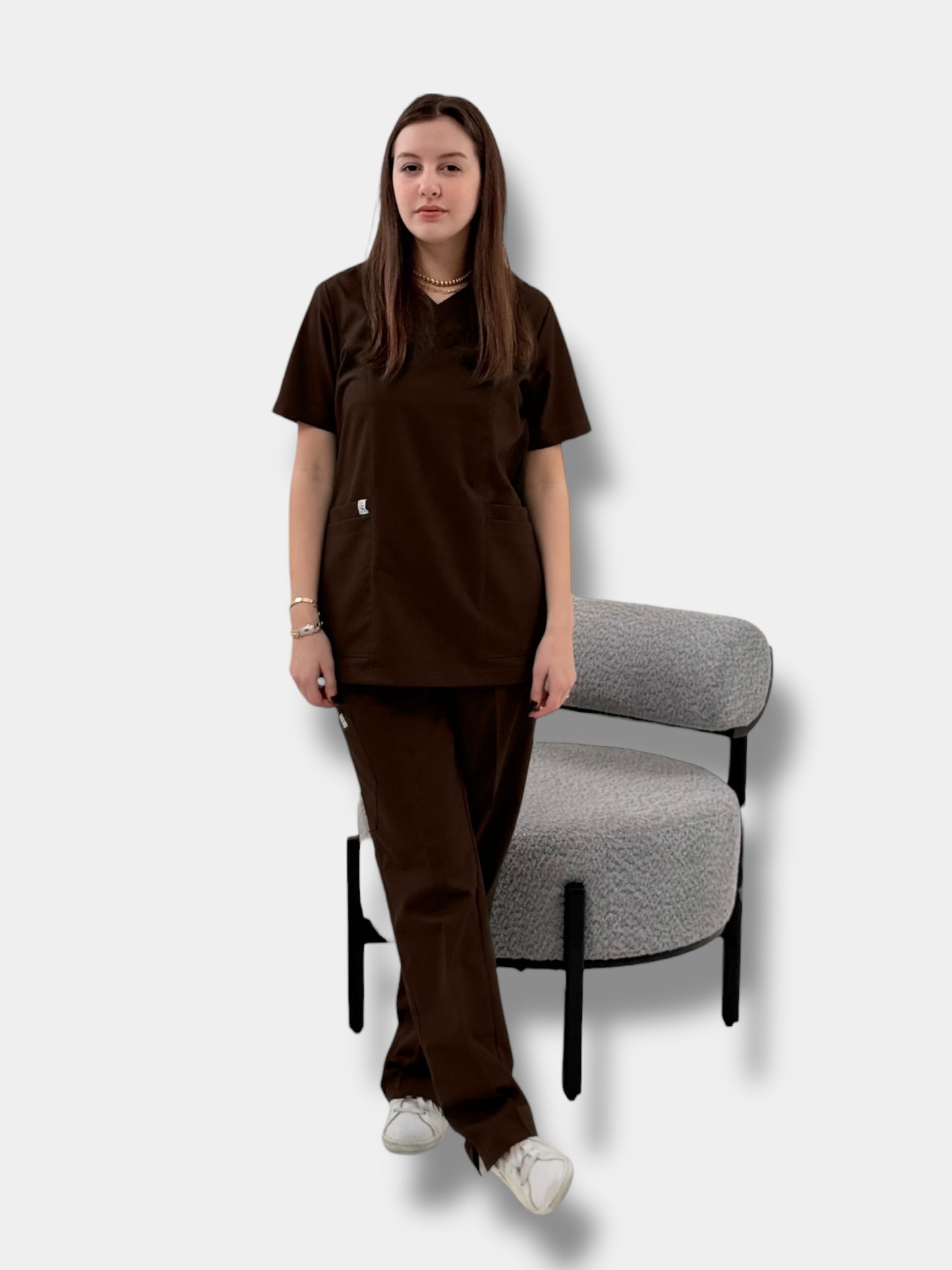 Brown Classical+ scrubs