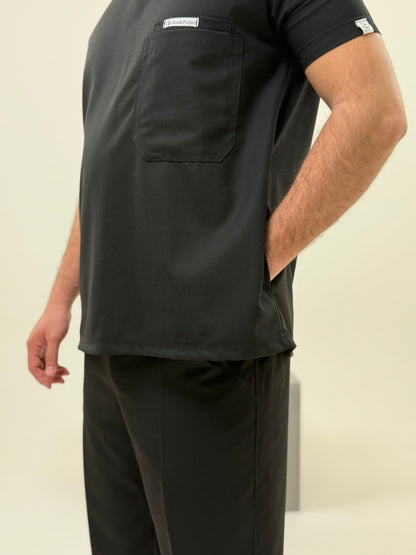 Black Code Scrubs