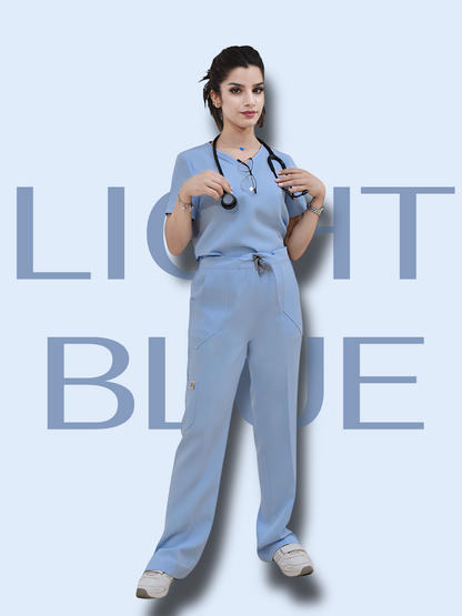 Baby blue scrubs