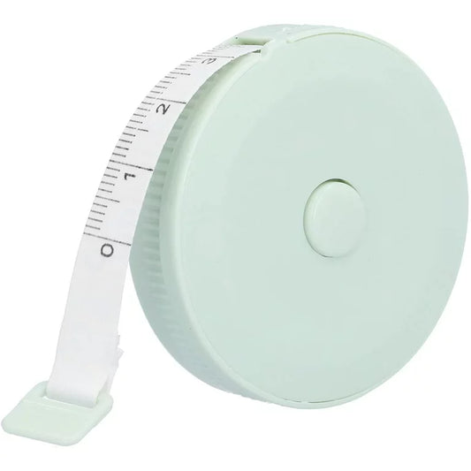 Green measuring tape