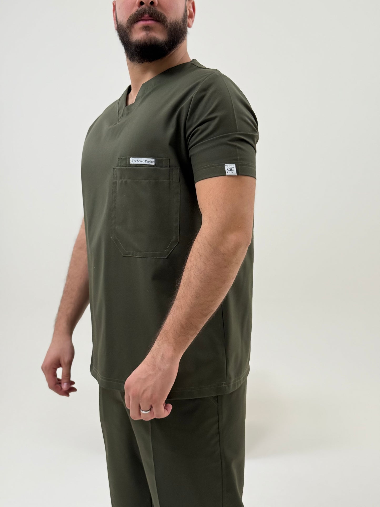 Military Green Scrubs