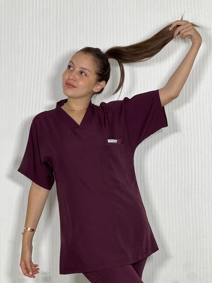 Grapy short sleeves effortless elegance line scrubs