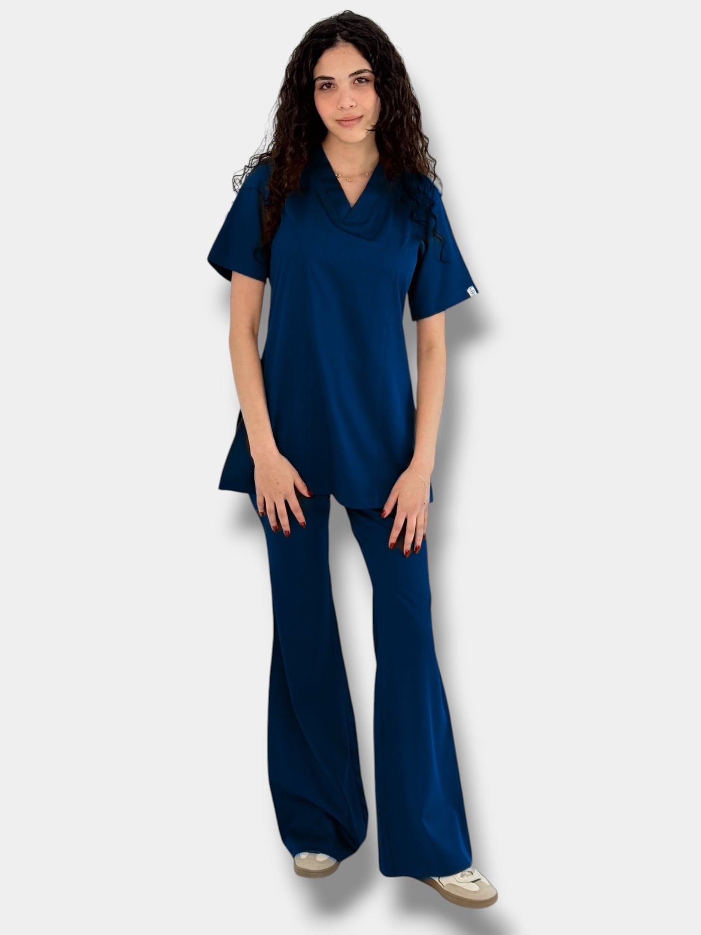 Navy Blue Contour Scrubs