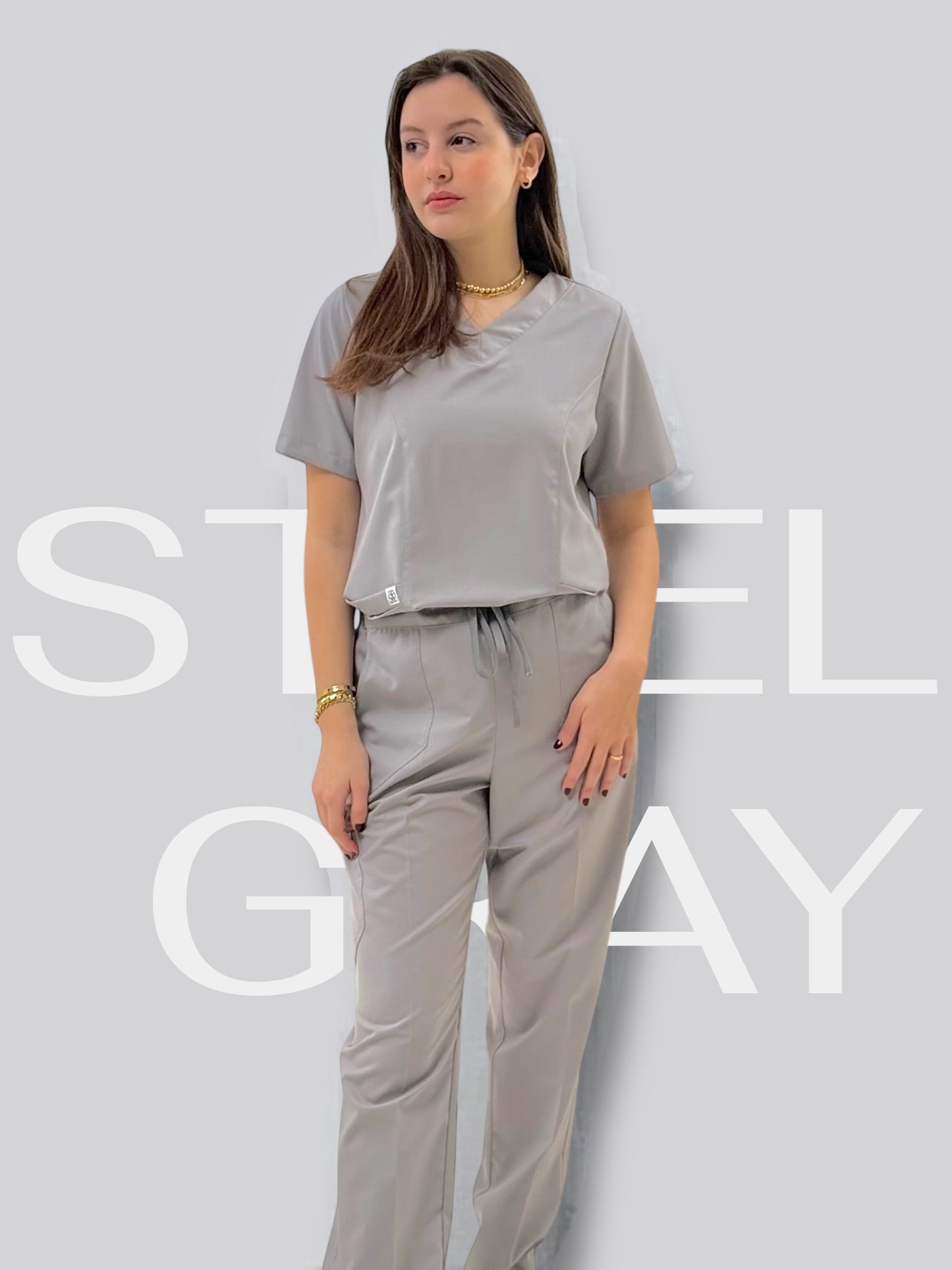 Steel Gray Classical+ scrubs