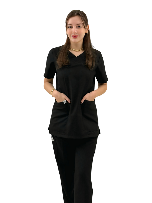 Black Classical+ scrubs