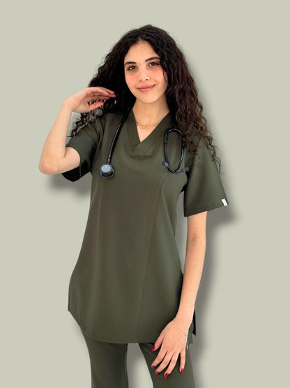 Terra Green Contour Scrubs