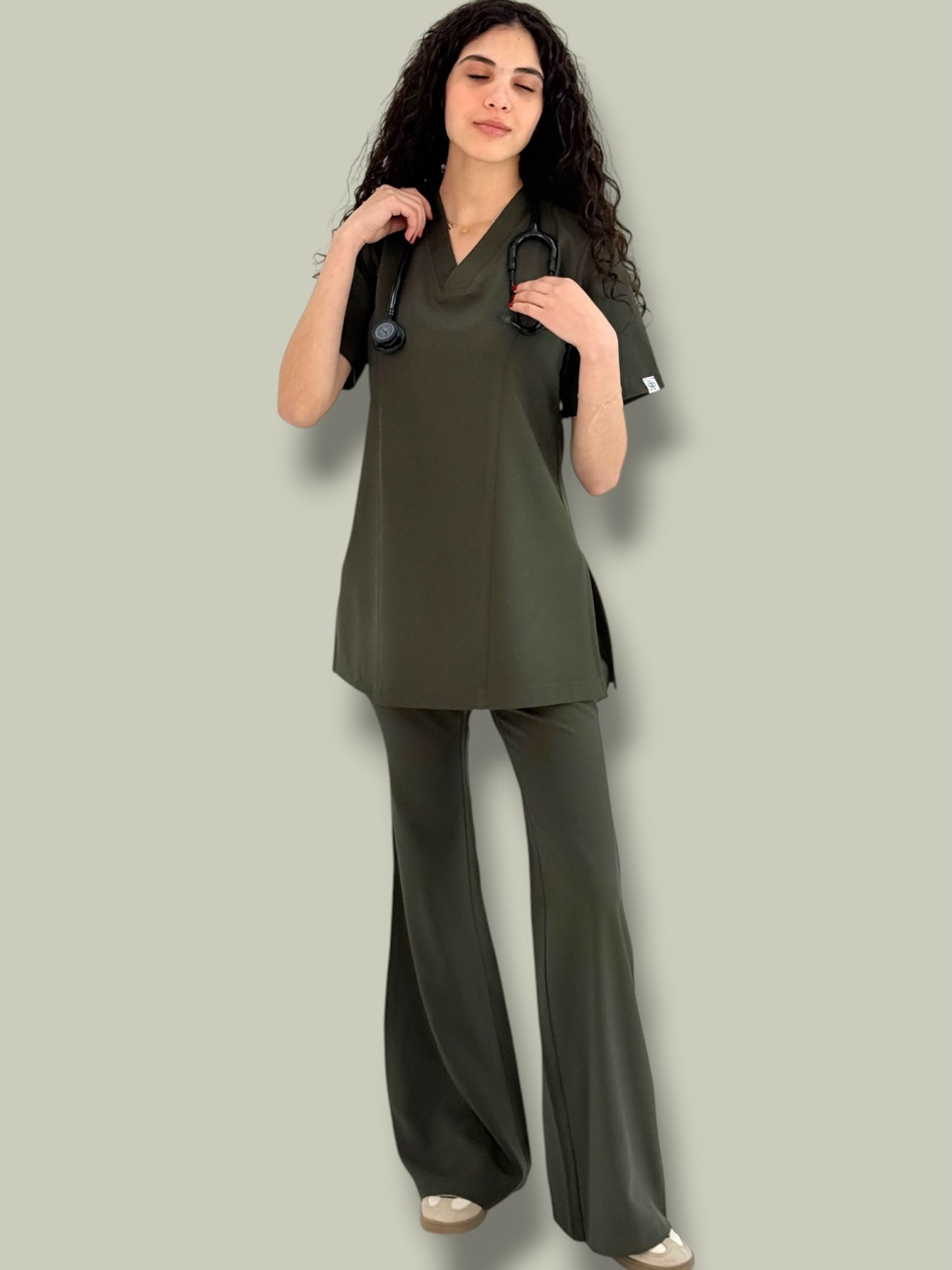 Terra Green Contour Scrubs