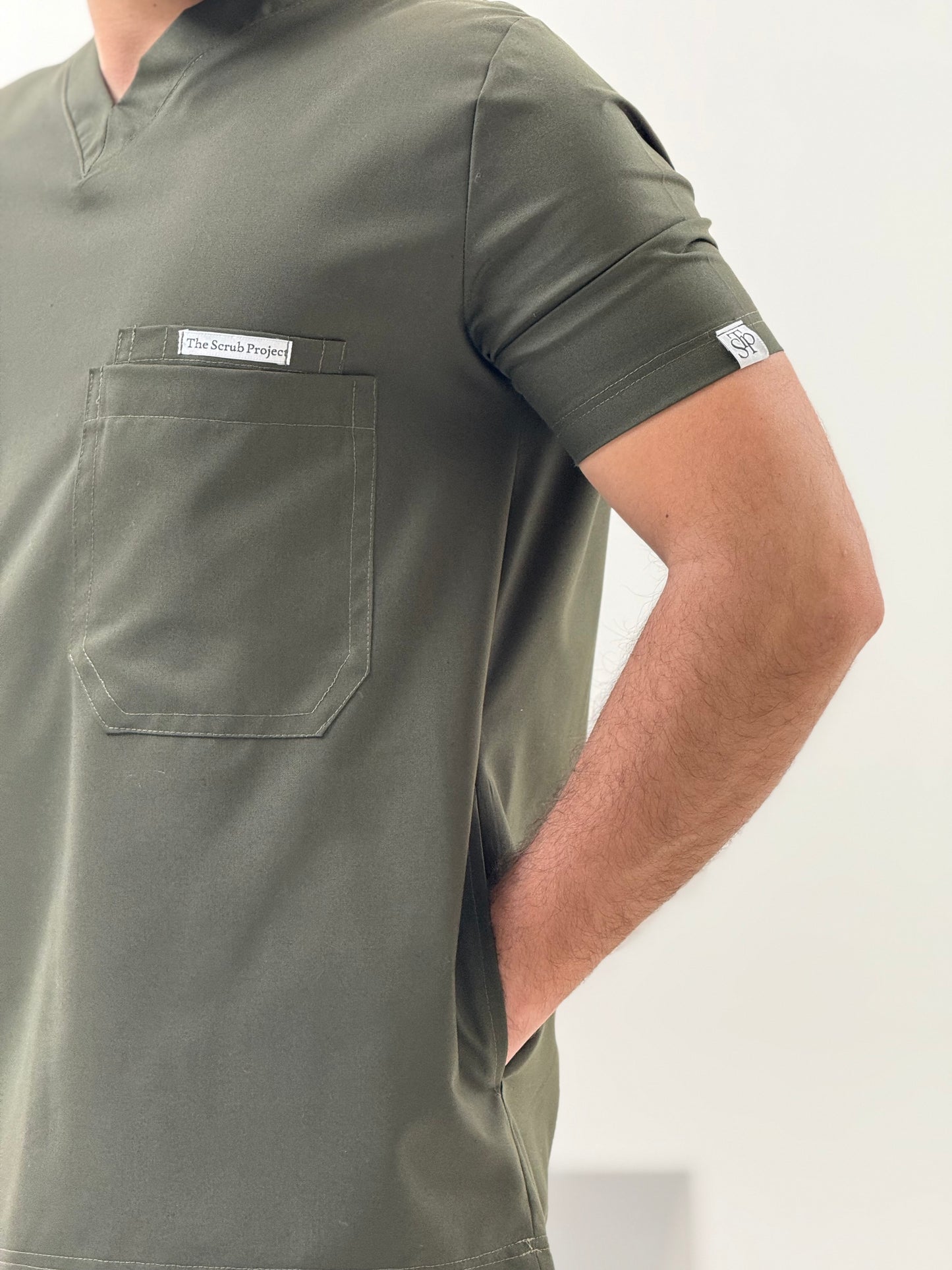 Military Green Scrubs