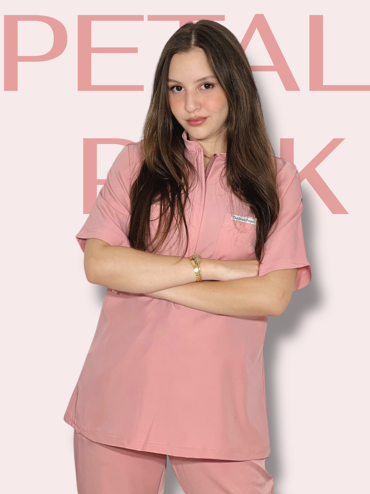 Petal Pink Pocket Perfection line scrubs