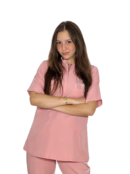 Petal Pink Pocket Perfection line scrubs