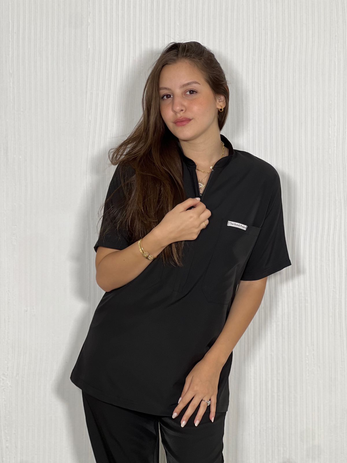 Black Pocket Perfection line scrubs