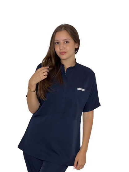 Navy Blue Pocket Perfection line scrubs